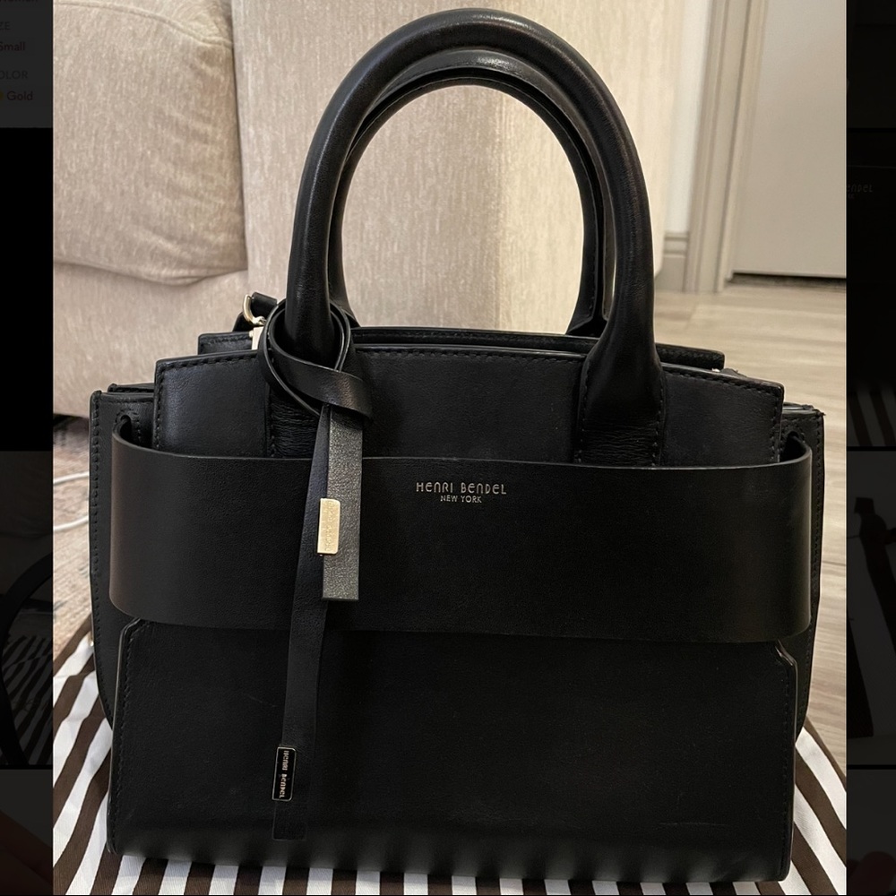 HENRI BENDEL black crossbody Barrow Street Premium purse